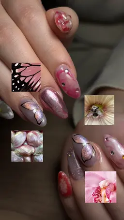 画像インスピレーション(画像から汲み取った概念ネイル)