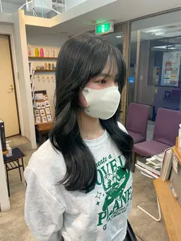 💞10代~20代レディース限定クーポン💞　カット＋ケアカラー＋link3stepトリートメント