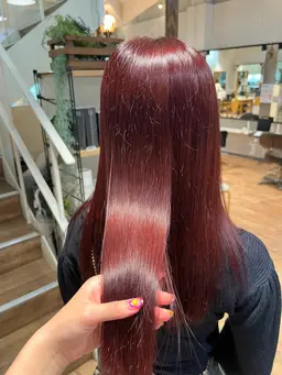 【‎新規様限定❤️】ブリーチなしwカラー+サプリトリートメント✨暖色カラー大人気🍒