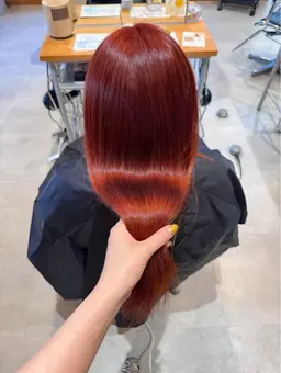 ブリーチありダブルカラー【黒染め、縮毛履歴不可】