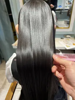 朝、もう30分寝れます！🙆髪質改善ストレート✨どんな髪でもツヤツヤ！サラサラに✨