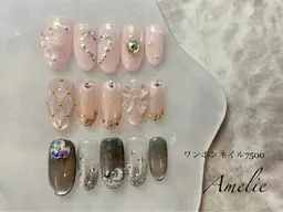 💕ワンホンネイル​〜​ゴージャス​〜​7500💕オフあり