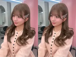 【人気度⭐️⭐️⭐️⭐️⭐️】似合わせ前髪顔まわりカット➕透明感たっぷりケアカラー［渋谷美容室/韓国/似合わせ］