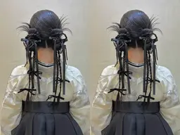 ヘアアレンジ🎀⟡.·