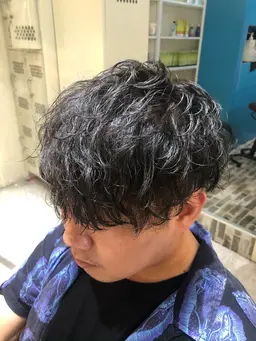 メンズカット➕ツイストスパイラルパーマ【秋葉原/ツイストスパイラルパーマ】