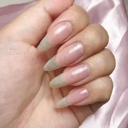 【深爪】【ジェルお休み】自爪を綺麗に伸ばしていくコース🐰🍄🌈【爪育】【噛み爪】【深爪矯正】自爪ケア