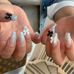 スカルプ🤍ラメグラデーション