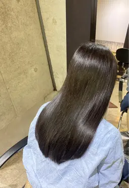 ✨1番人気✨艶髪カラー＋髪質改善超音波TR✨
