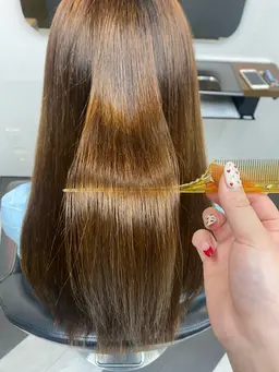 【🍄人気NO.2🍄】カット＋シルクストレート＋システムトリートメント