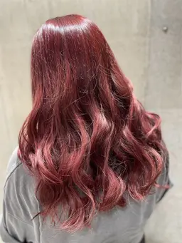 外国人風柔らかカラー【ダブルカラー】(全頭ブリーチ+カラー)