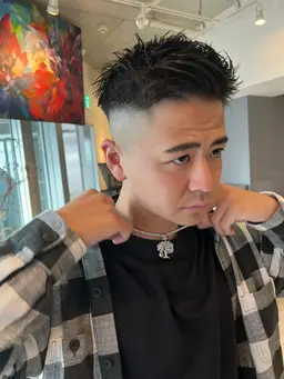 🐭🍊メンズカット＋頭皮クレンジング(シャンプー込)＋眉デザイン✂︎