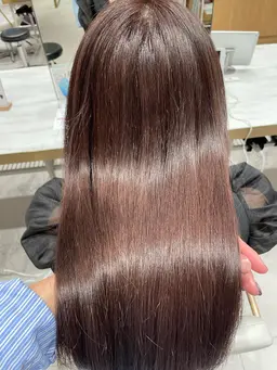 ⭐️👑4月限定価格👑⭐️      イルミナ艶カラー💎+艶出しトリートメント💍#艶カラー#透明感カラー