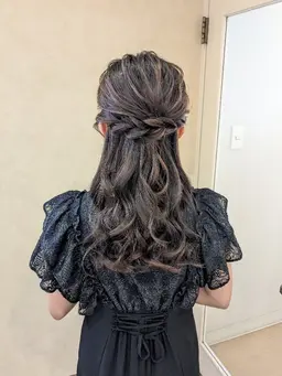 結婚式お呼ばれヘアセット