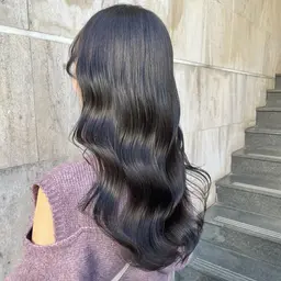 人気No.2🌟トリートメント配合ケアカラー+極潤7stepトリートメント+ヘッドマッサージ🌟