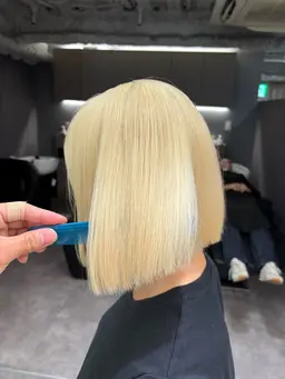 【🫧ミニモ限定‼️脱プリン🫧】リタッチのみのメニューです‼️ケアブリーチでキレが少なめに🔫