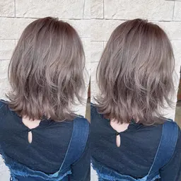 🌈平日限定🌈【ブリーチ込】💫デザインカラー＋似合わせカット✂️＋補修トリートメント🍀