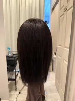 縮毛矯正リタッチ