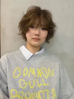 ブリーチ無しのワンカラー ☘️