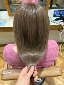 🧡ブリーチしたくない人おすすめ🧡　　　　🍒透明感ブリーチなし🍒プレミアムダブルカラー💫ハイトーン