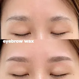 【上まつ毛パーマ➕アイブロウスタイリング】(Wax脱毛1回+仕上げつき)