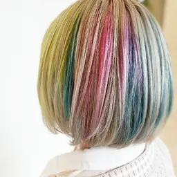 ★🌈ネオンビビットカラー(ユニコーンなど)デザインカラー★&トリートメント18000円(土日祝は+2000円)