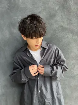 【🔥メンズパーマ🔥➕カット】➕ミニヘッドスパ💆🏻➕シャンプートリートメント