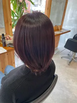 【透明感の欲しい方に】イルミナ・アディクシーカラー＋CMCトリートメント