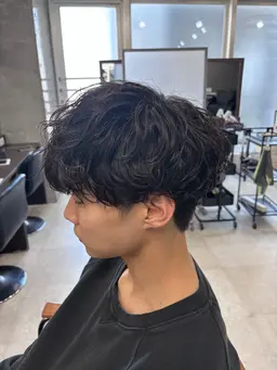 【✨️新規限定✨️】メンズパーマ+カット/波巻き/シャドウ/ツイスパ/スペインカール/ニュアンス/フェザー