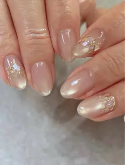 【長さ出し】オフィス、カジュアル定額シンプルネイル7980