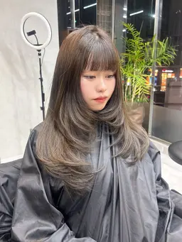 【U_24限定料金🤍】カラー+毛先カット+2stepTR