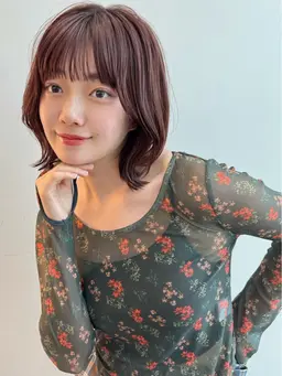 カット×透明感カラー×選べる髪質改善3stepトリートメント🫧