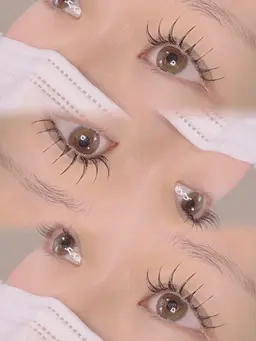 マツエク/ナチュラル/フラットラッシュ100本までorダブルフラット50束