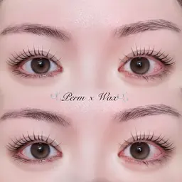 🌸4月限定🌸【 パリジェンヌラッシュリフト➕アイブロウWax脱毛】パーマに変更可/美容コーティング仕上げ