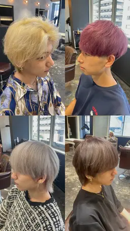 ❣️学割❗️メンズカット+ブリーチダブルカラー¥10500〜❣️