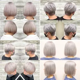 ✨初回限定‼️✨憧れホワイトカラー✨(ブリーチ3回+カラー+ナノケアトリートメント)