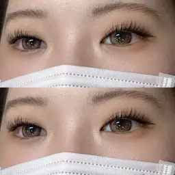 4月限定価格🌷【韓国風束間】マツエク　つけ放題​〜​120本【オフ込み】