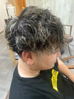メンズカット＋パーマ