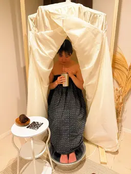 【サウナ好きの方オススメ】ハーブテント30分＋トリートメント60分