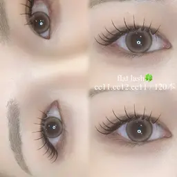 再来の方はこちら✨ダブルフラット/フラットラッシュ リペア(付け足し)本数によって値段異なります