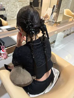 お呼ばれ、パーティー、お出かけヘアセット練習モデル（平日18:30​〜​土日祝18:00​〜​）限定