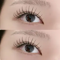 《マツエク》LEDフラットラッシュ80本(オフなし)