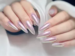 【チップ☆長さだし】ミラーネイルorミラーグラデーション🎁パーツ2個付き「ジェルオフ無料」