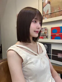 【トータルで可愛く🤍10%オフ】カット＋縮毛矯正＋カラー