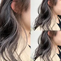 【🌈デザインカラーB🌈】🫧似合わせカット➕ハイライト➕艶フルカラー➕お試しTr🫧動く立体感・結んでも可愛い🕊✨