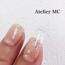 【ポリジェル長さ出し10本】 ✨限定キラキラカラーワンカラー🌟🌟スカルプ