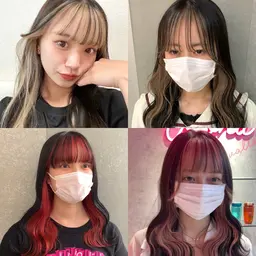 【🔥3月卒業生必見🔥】【垢抜け確定】カット＋インナーカラー！＋前髪インナーカラー（ケアブリーチ）＋TR