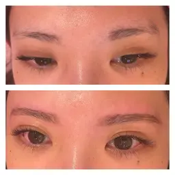 ハリウッドアイブロウ　眉毛Wax脱毛　黄金比測って垢抜け😉