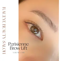 人気メニュー⭐️次世代眉毛パリブロウリフトの施術(眉周りwax込み)お肌ツルツルに♪眉シャン付