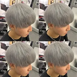 メンズカット+眉カット+トリートメント 【メンズ・韓国・センターパート・カルマ】