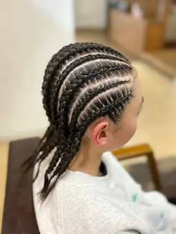 ダンスコーンロウ(10本以下)エクステ入れ込みなし